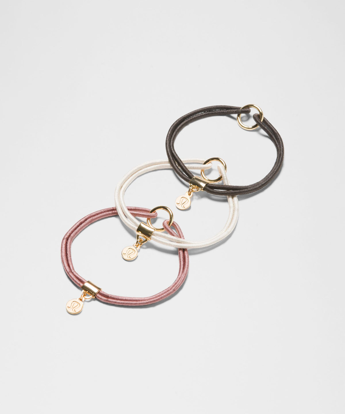 Logo Bead Hair Ties3 Pack