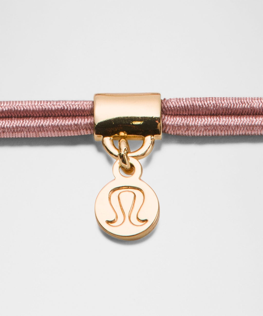 Logo Bead Hair Ties3 Pack