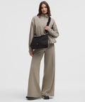 Convertible Ruched Strap Crossbody Bag 6.5L