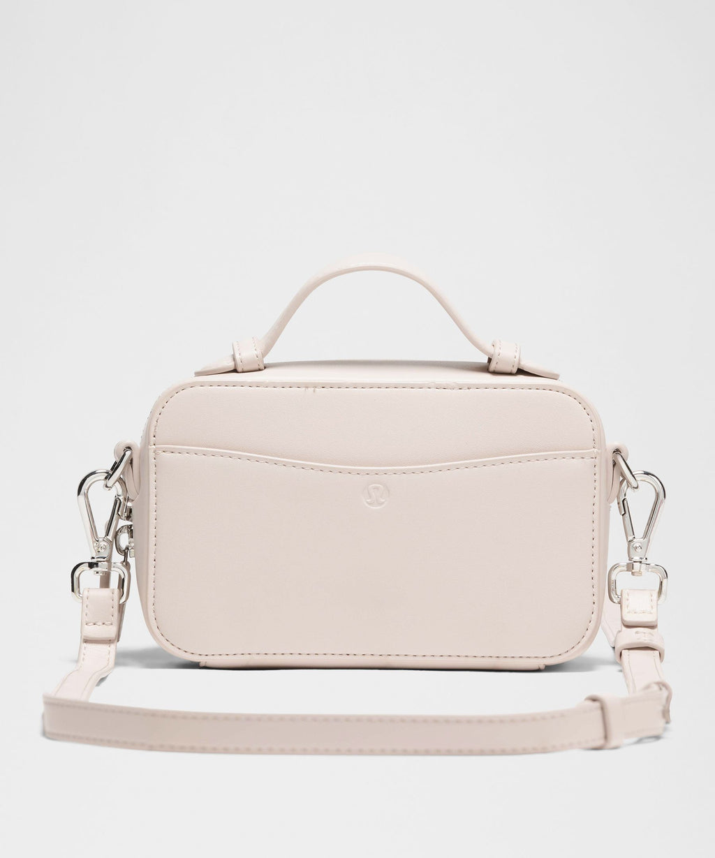 Leather Alternative Camera Crossbody Bag