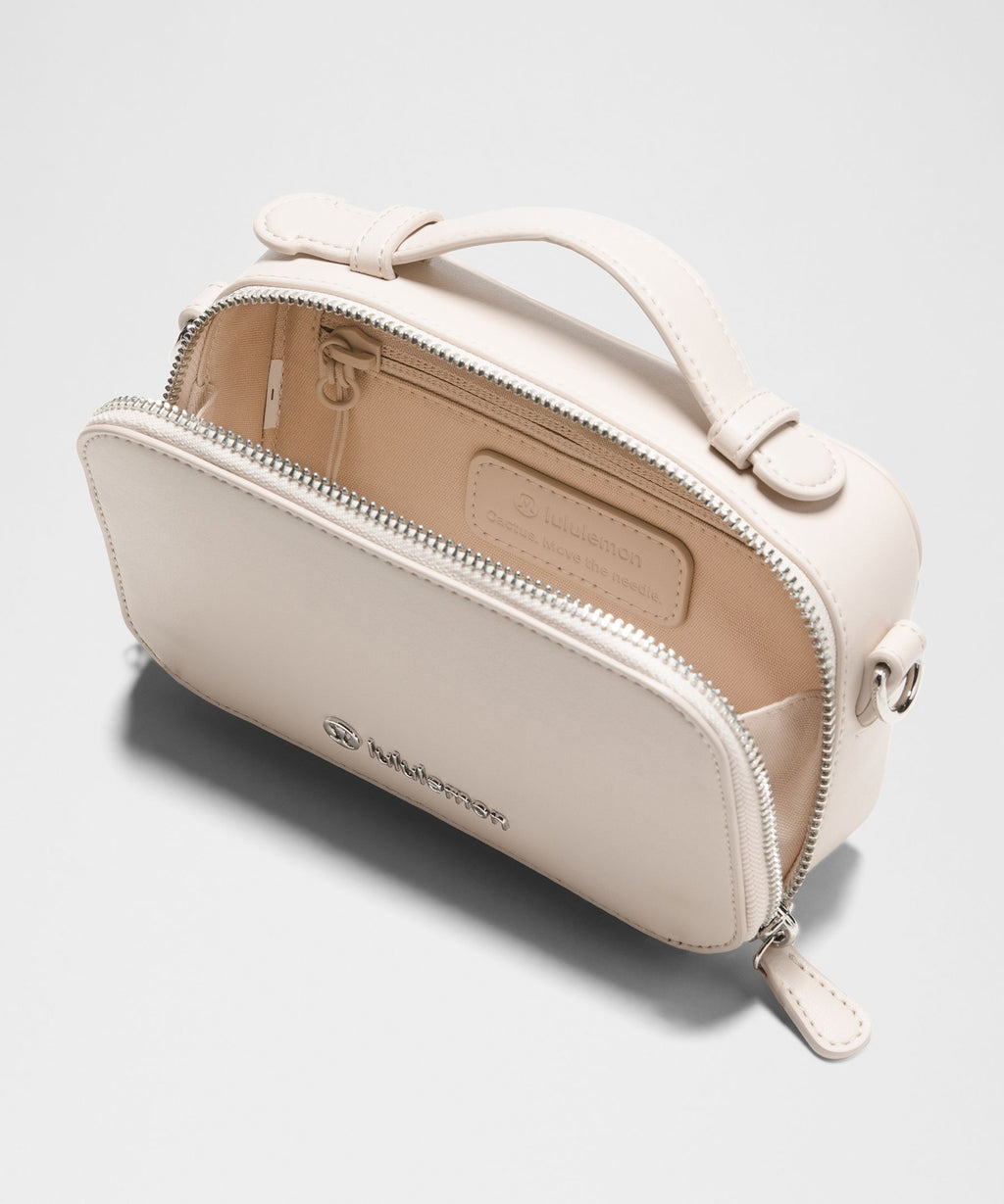 Leather Alternative Camera Crossbody Bag