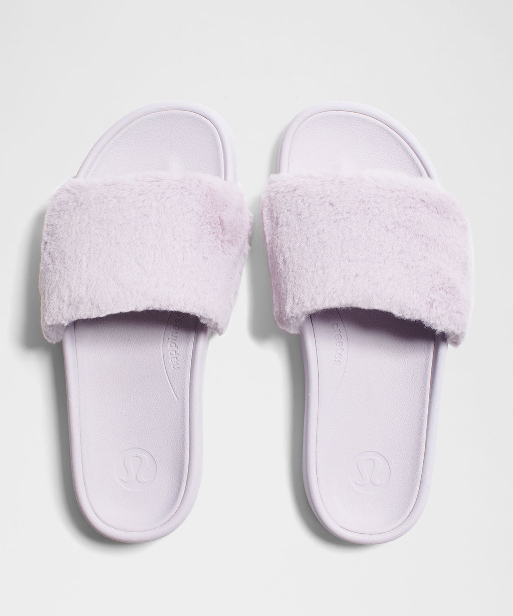 Women's Restfeel Faux Fur Slide