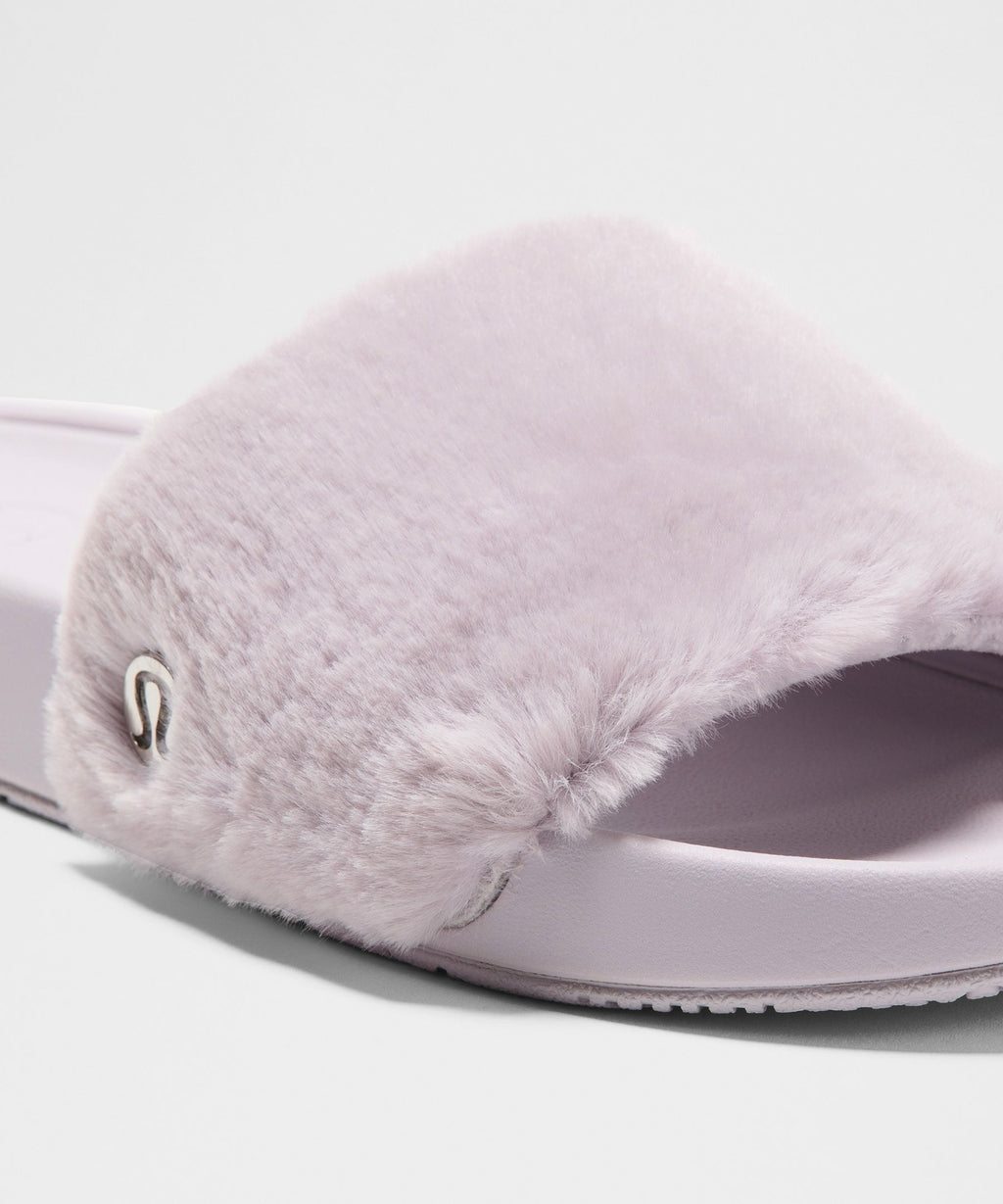 Women's Restfeel Faux Fur Slide