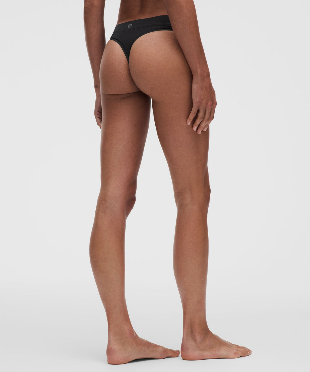 UnderEase Mid-Rise Thong Underwear3 Pack
