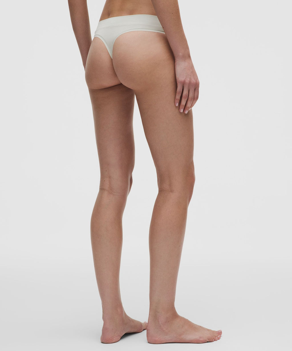 UnderEase Mid-Rise Thong Underwear3 Pack