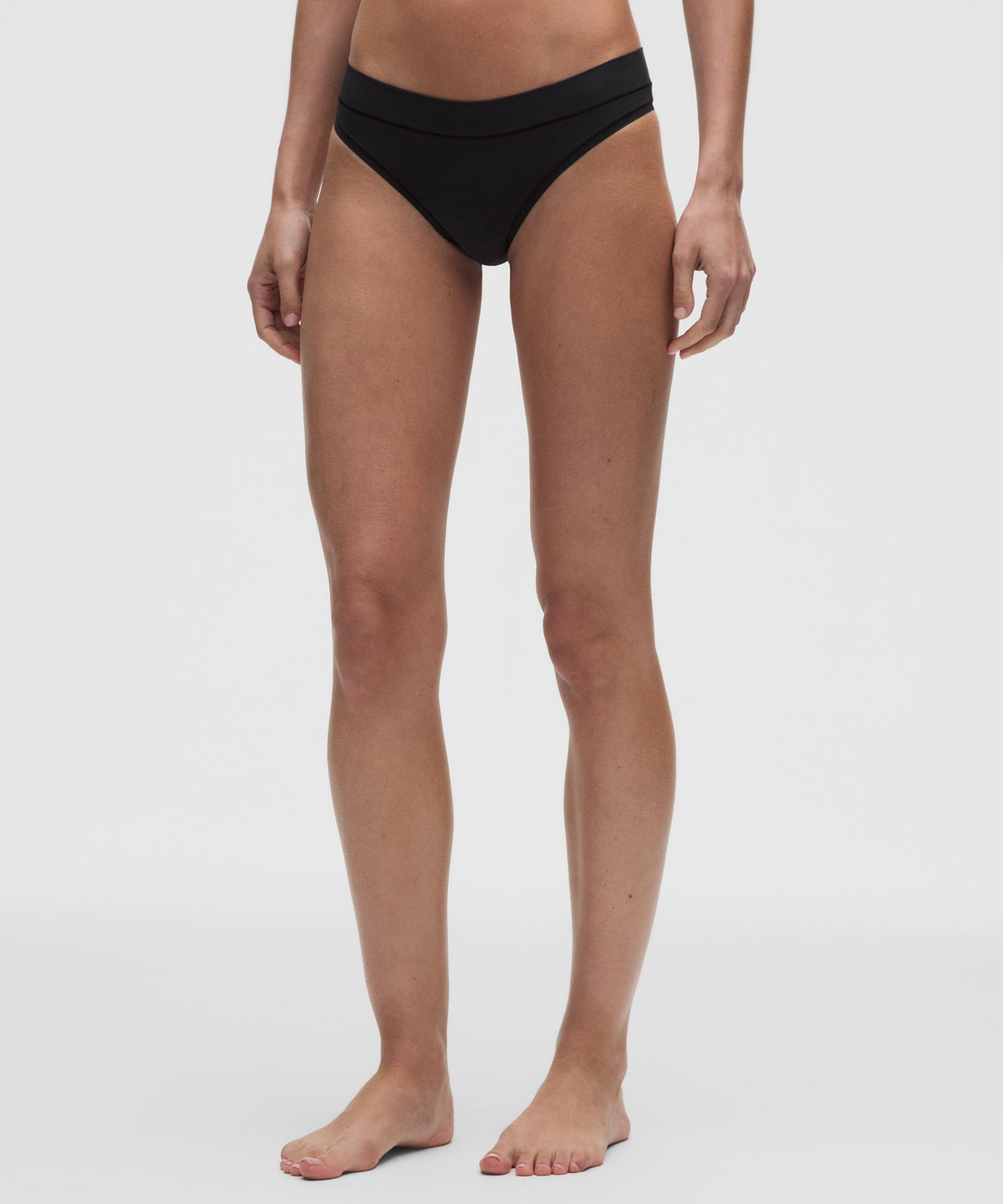 UnderEase Mid-Rise Thong Underwear5 Pack