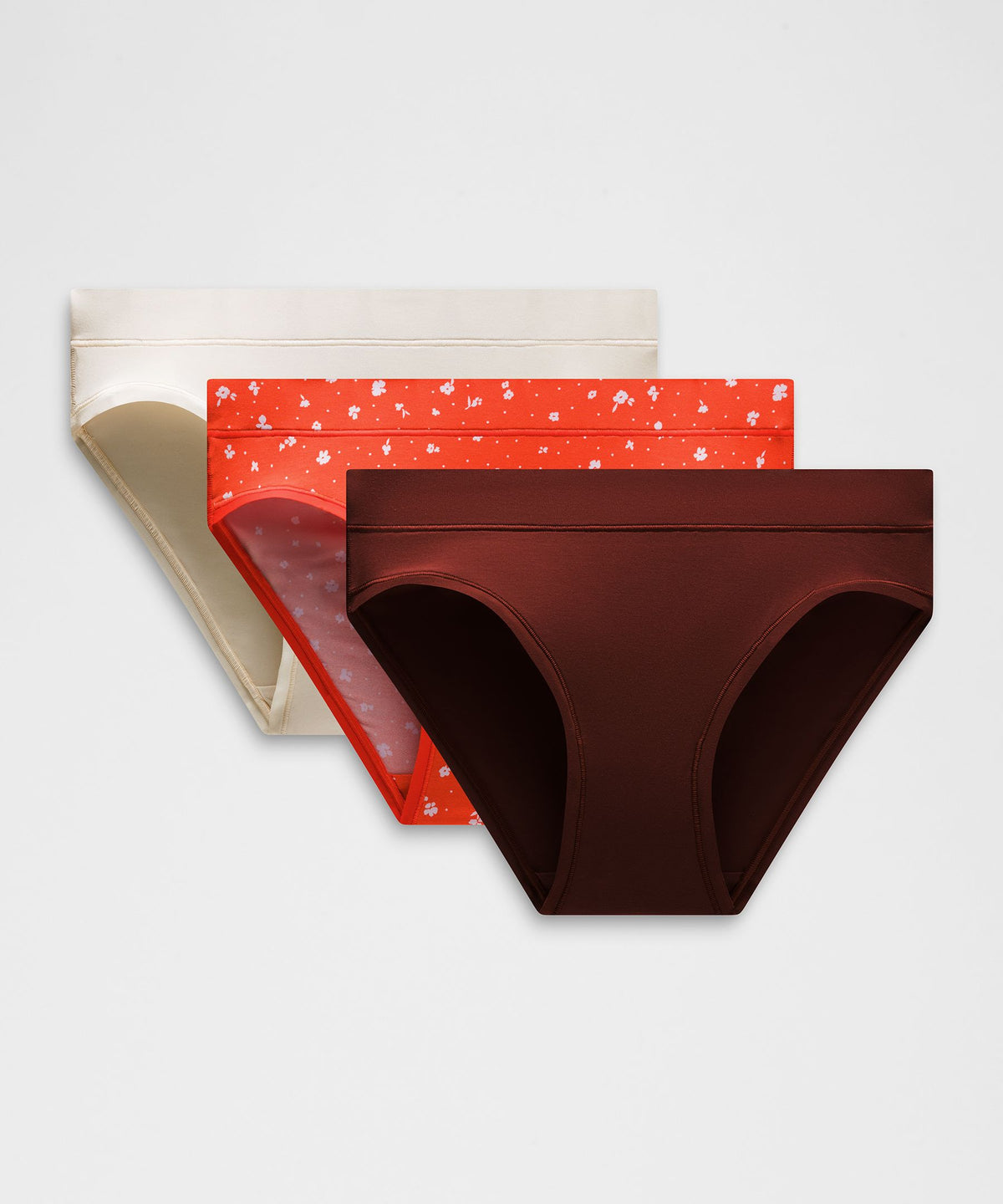 UnderEase Mid-Rise Bikini Underwear3 Pack