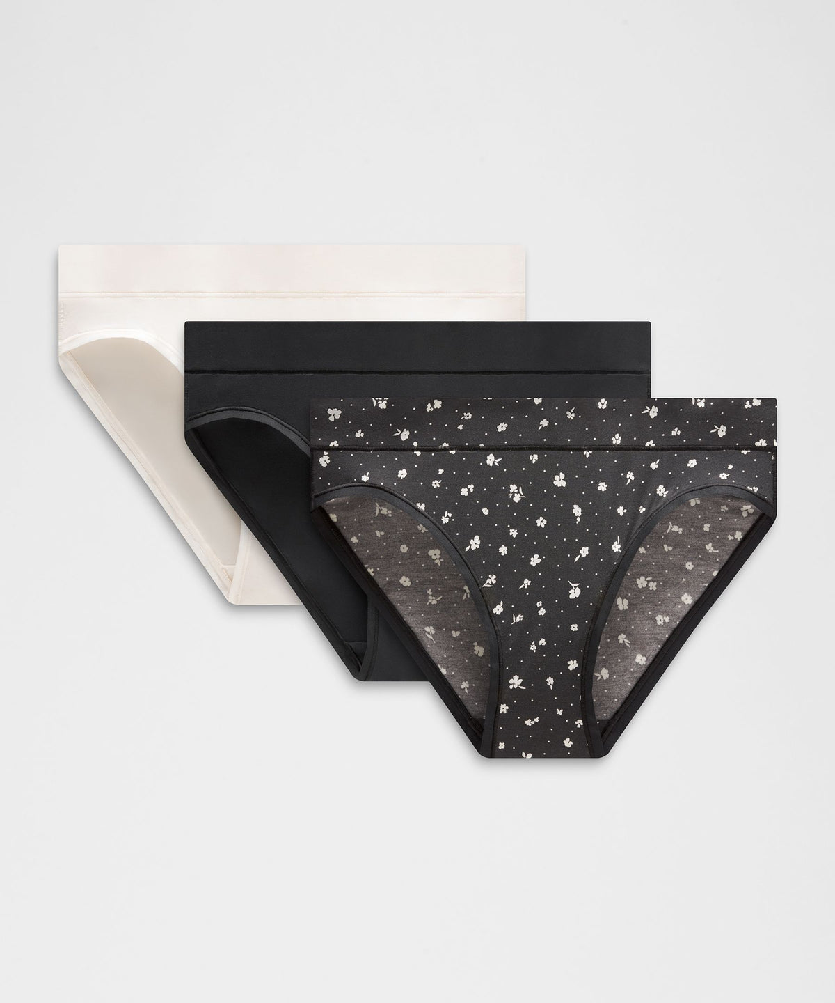 UnderEase Mid-Rise Bikini Underwear3 Pack