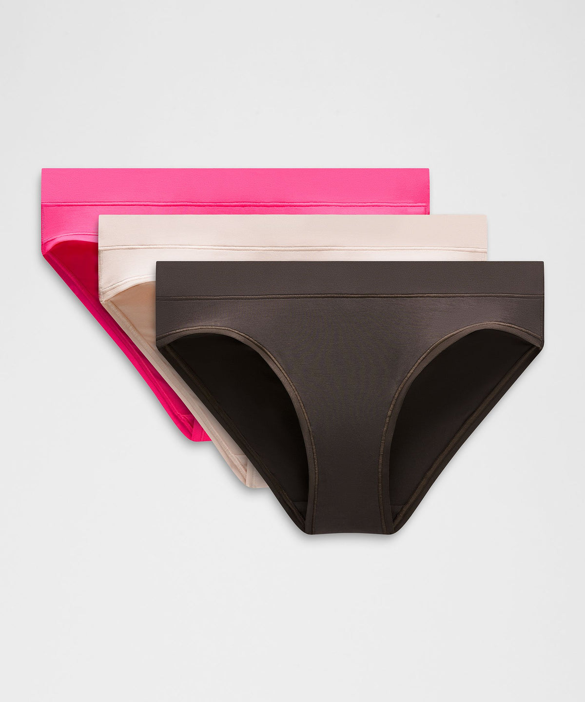 UnderEase Mid-Rise Bikini Underwear3 Pack