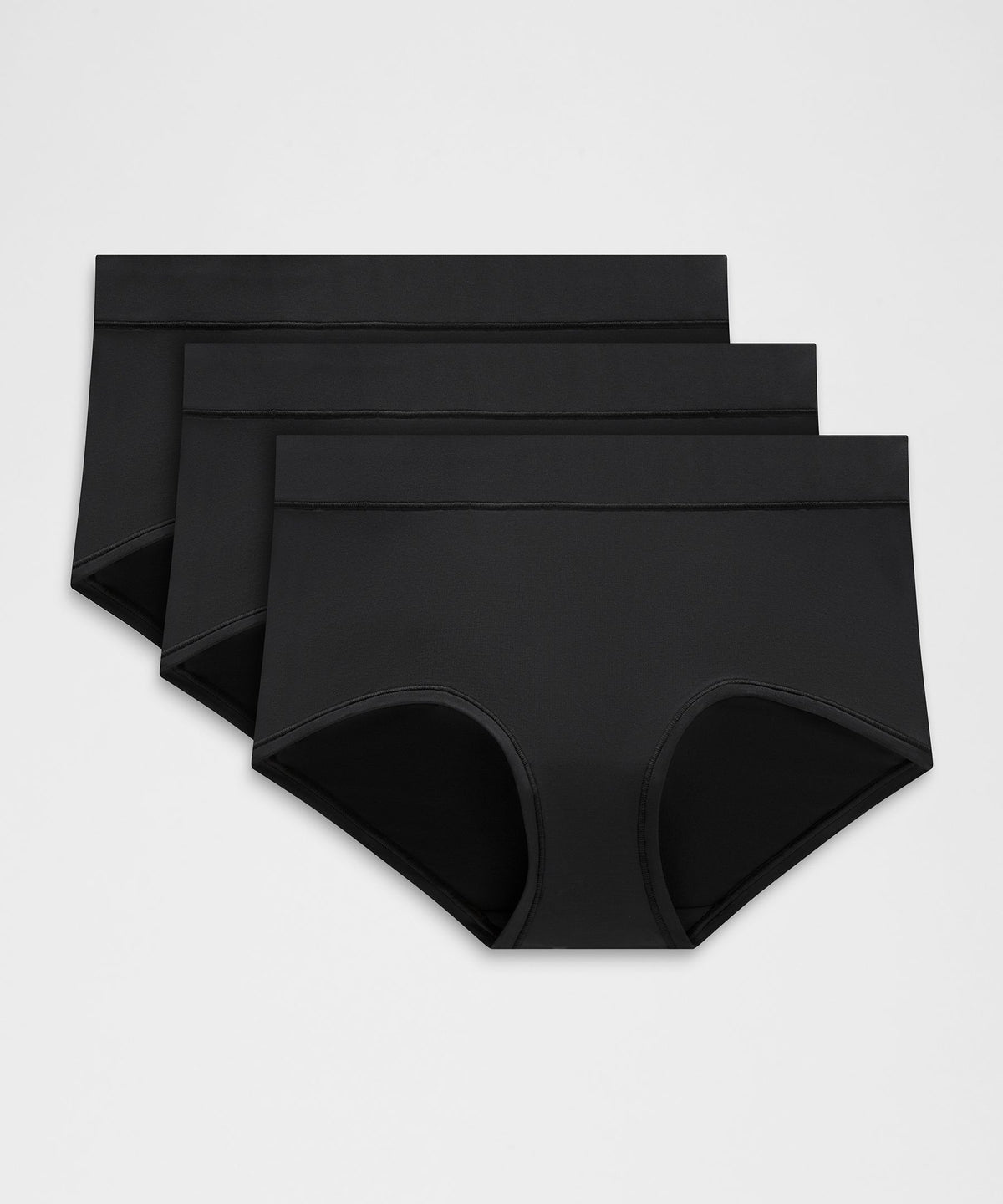 UnderEase Mid-Rise Boyshort Underwear 3 Pack