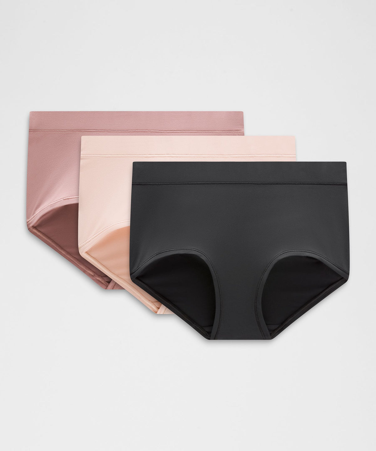 UnderEase Mid-Rise Boyshort Underwear 3 Pack