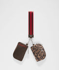 Dual Pouch WristletLeopard