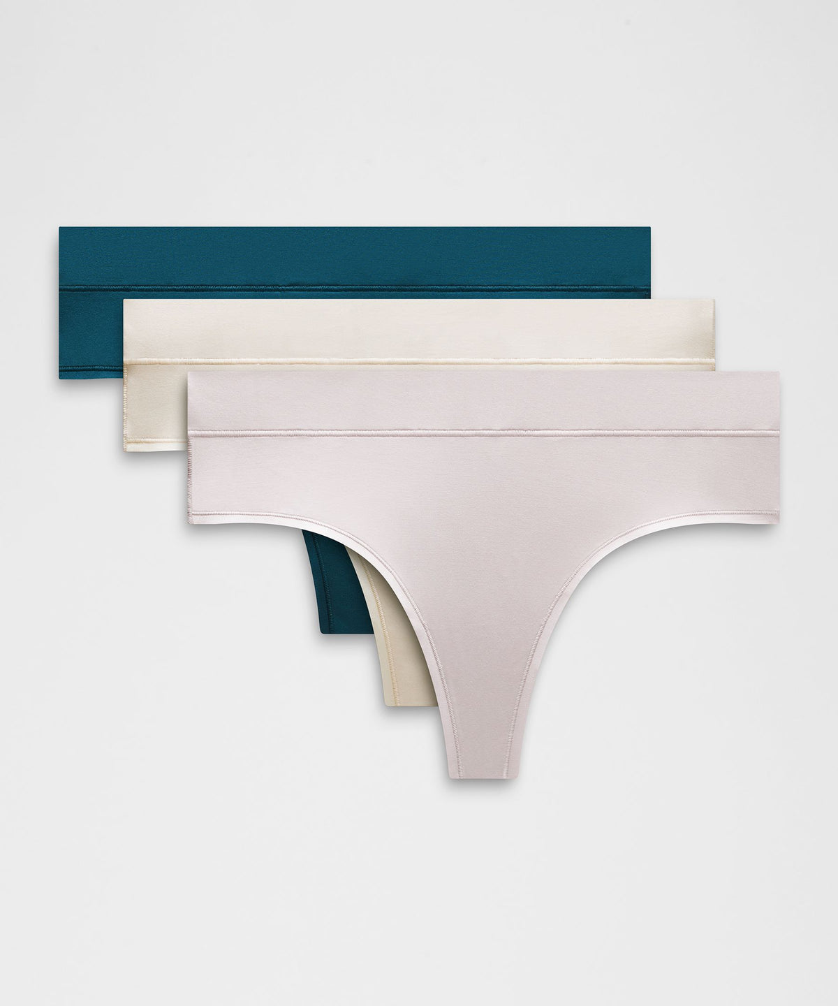 UnderEase High-Rise Thong Underwear3 Pack