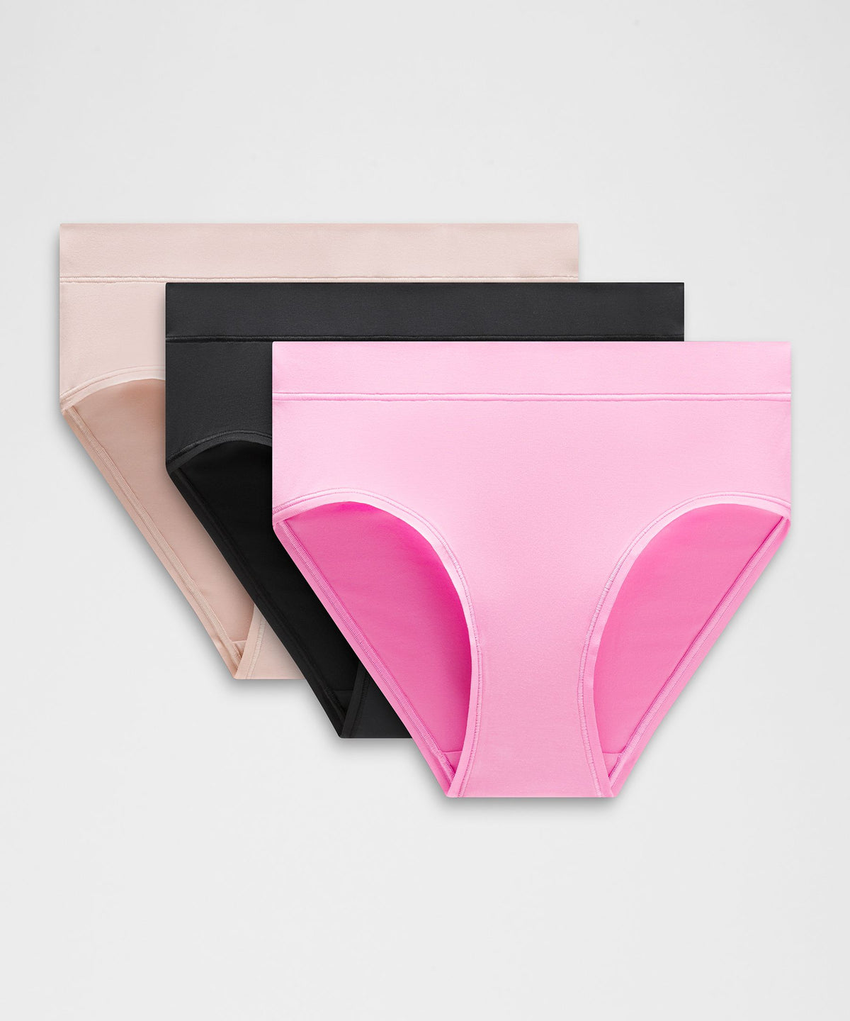 UnderEase High-Rise Bikini Underwear3 Pack