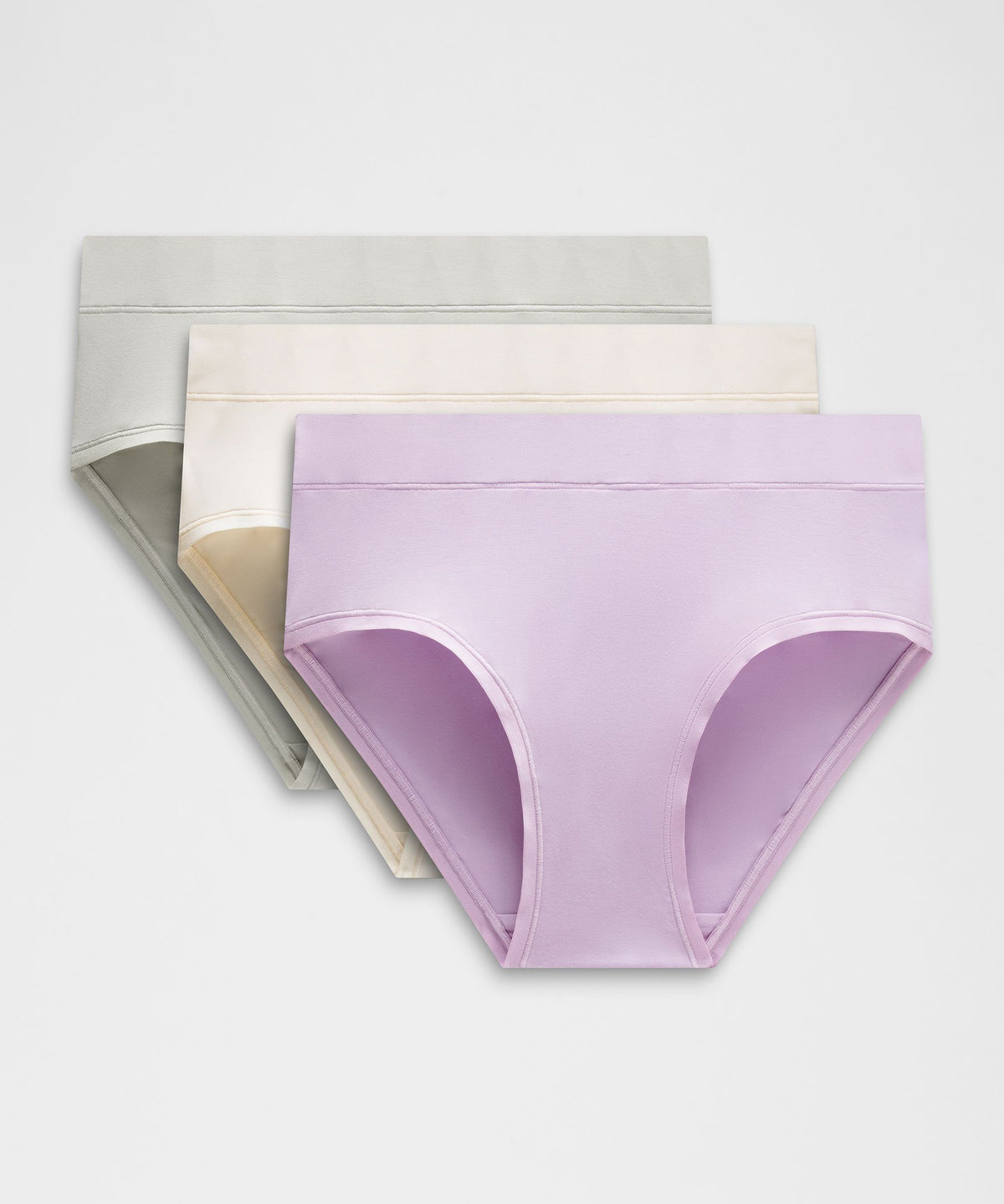 UnderEase High-Rise Bikini Underwear3 Pack