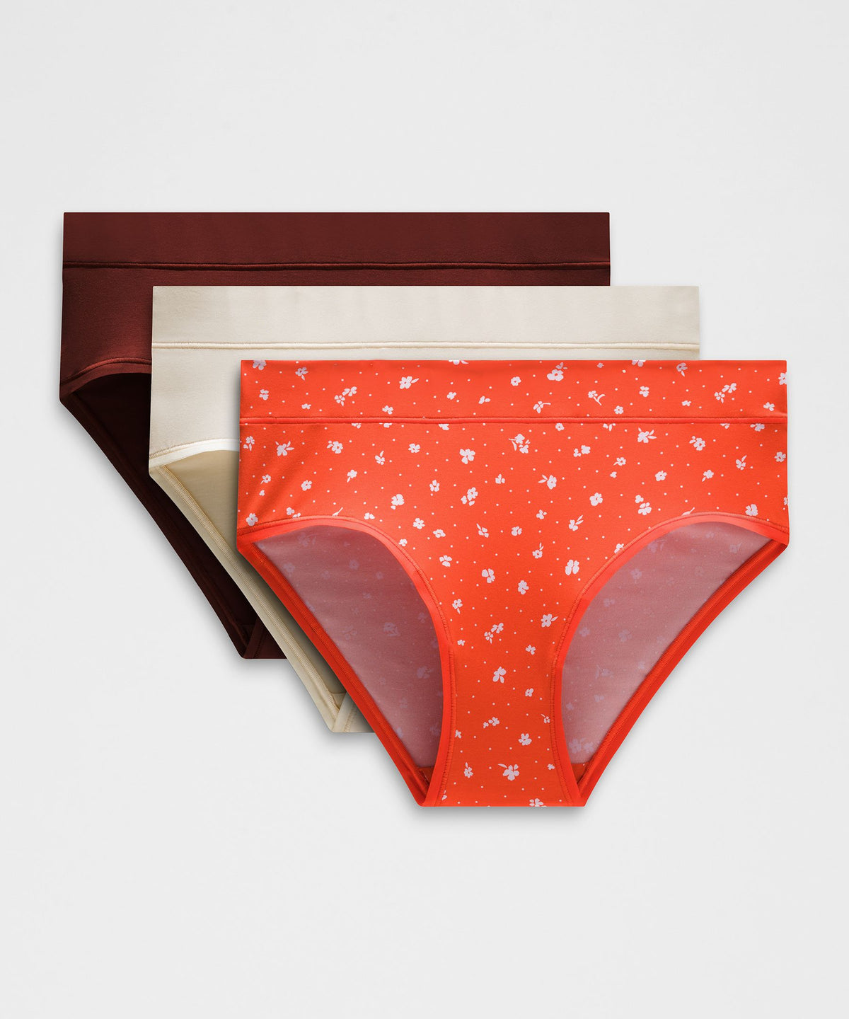 UnderEase High-Rise Bikini Underwear3 Pack