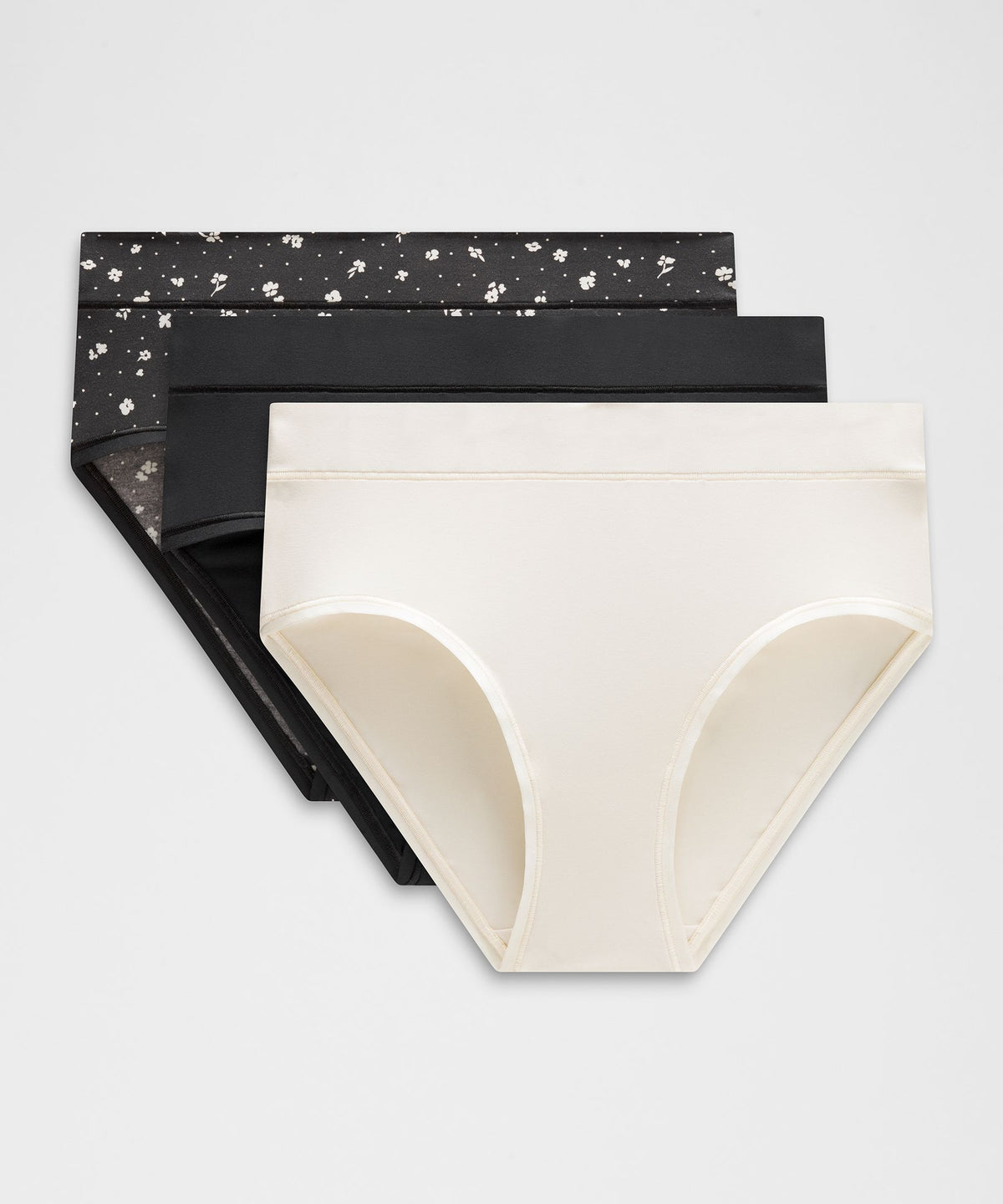 UnderEase High-Rise Bikini Underwear3 Pack