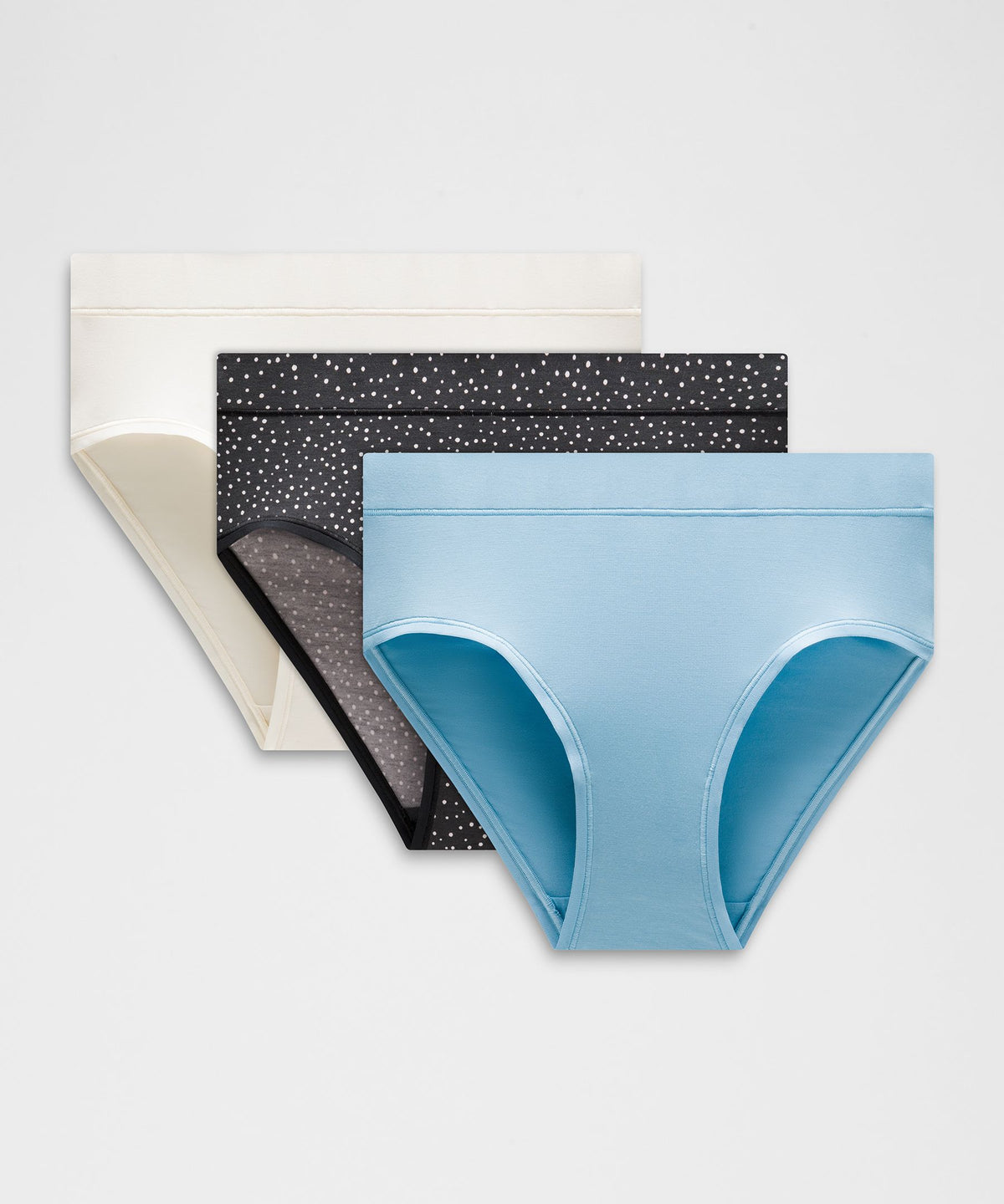 UnderEase High-Rise Bikini Underwear3 Pack