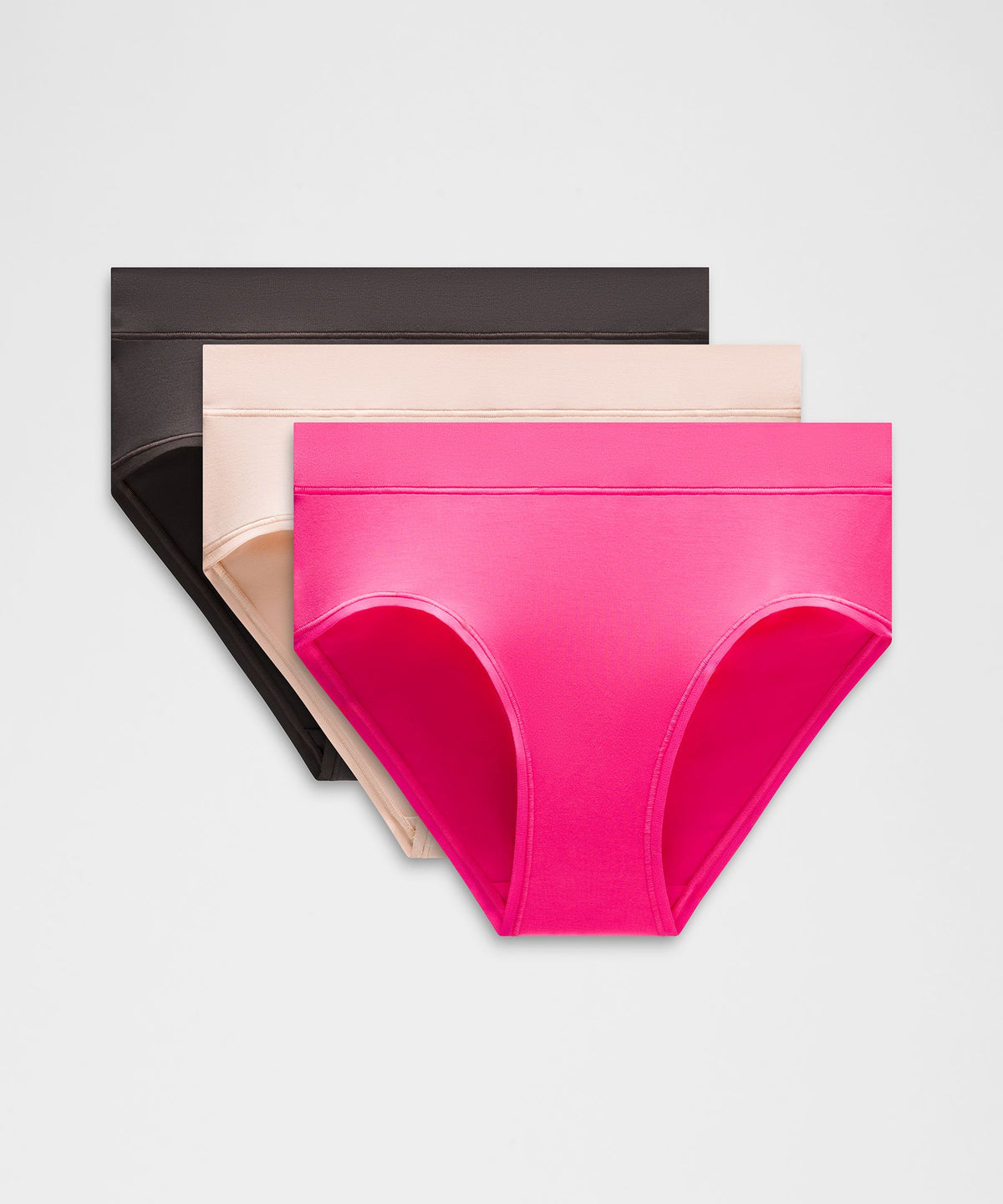 UnderEase High-Rise Bikini Underwear3 Pack