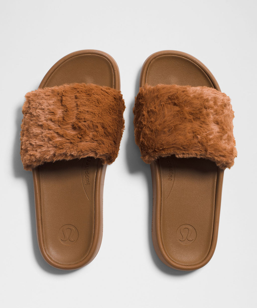 Women's Restfeel Faux Fur Slide