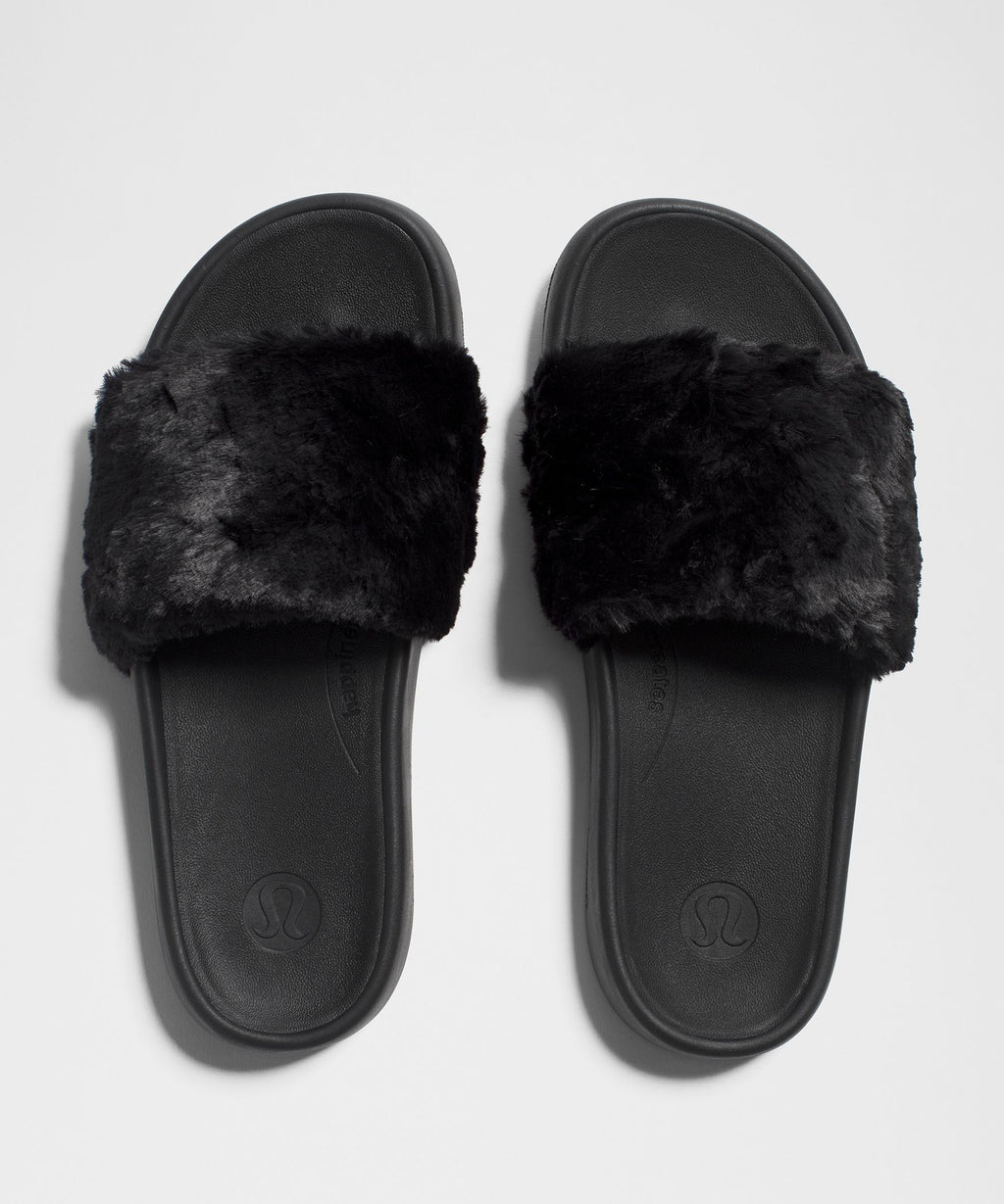 Women's Restfeel Faux Fur Slide