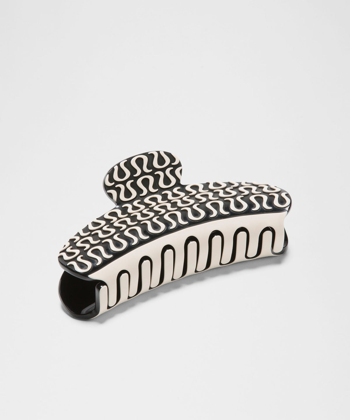 Logo-Embossed Claw Hair Clip