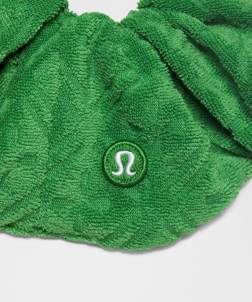 Terry Jacquard Oversized Scrunchie