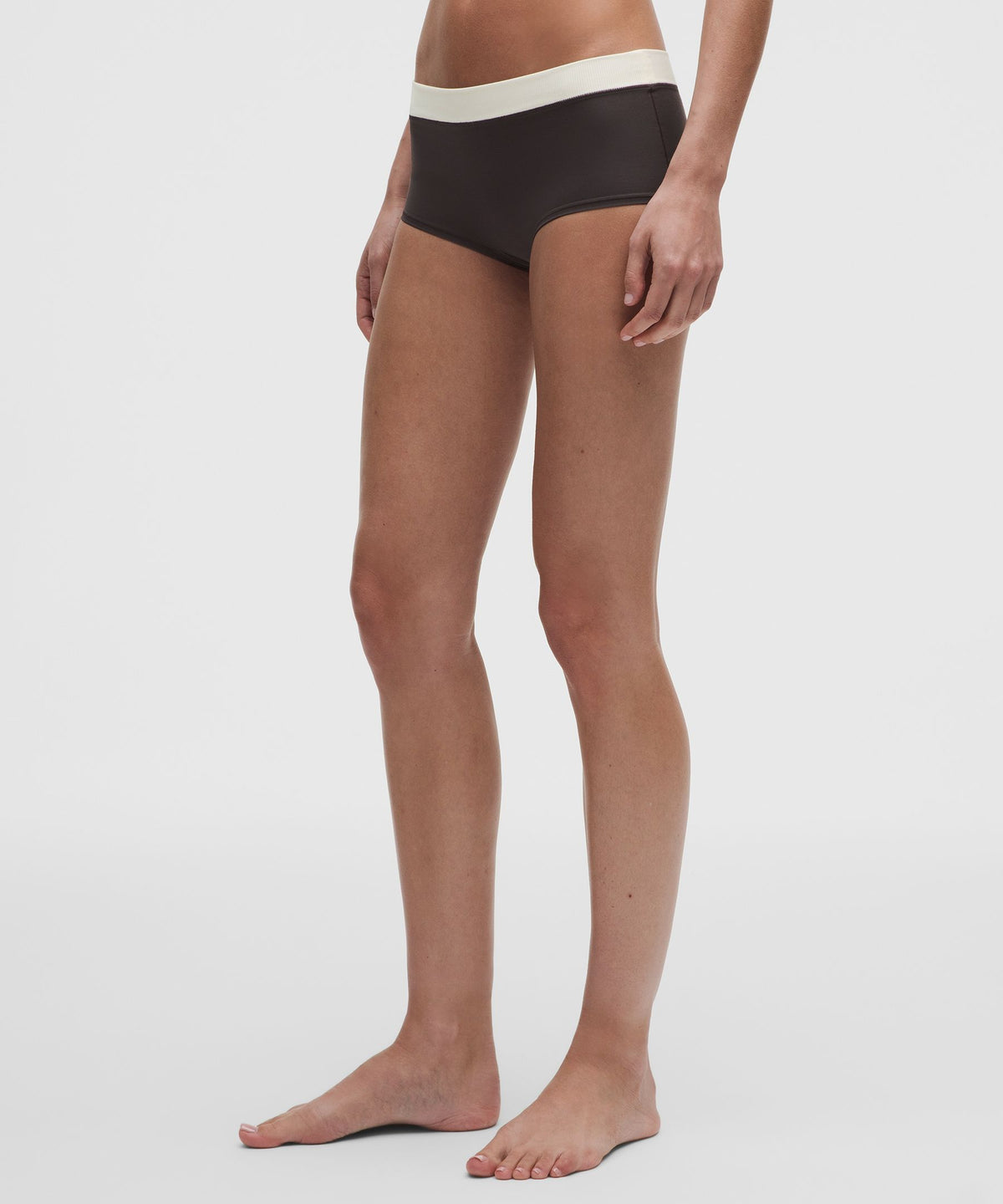 UnderEase Mid-Rise Ruched Boyshort Underwear
