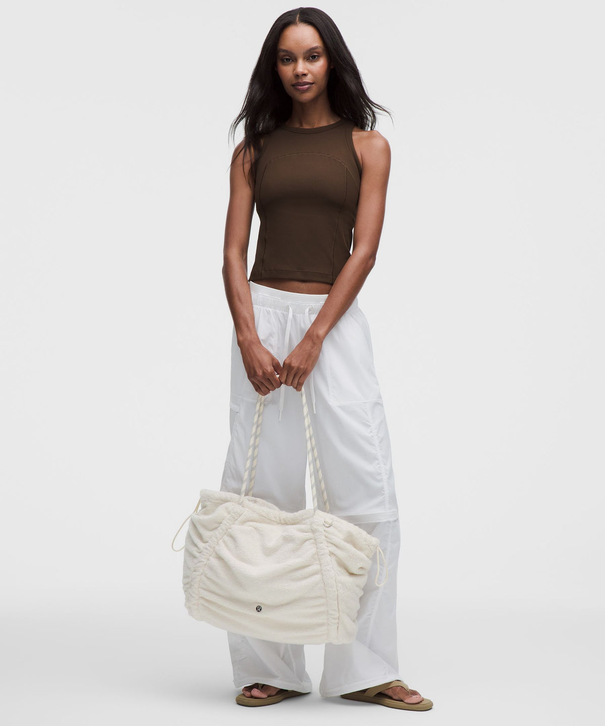 Ruched Tote Bag 24LTerry