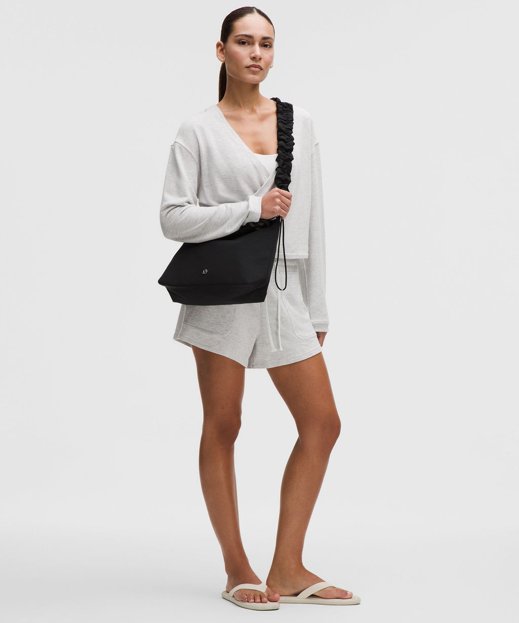Convertible Ruched Strap Crossbody Bag 6.5L